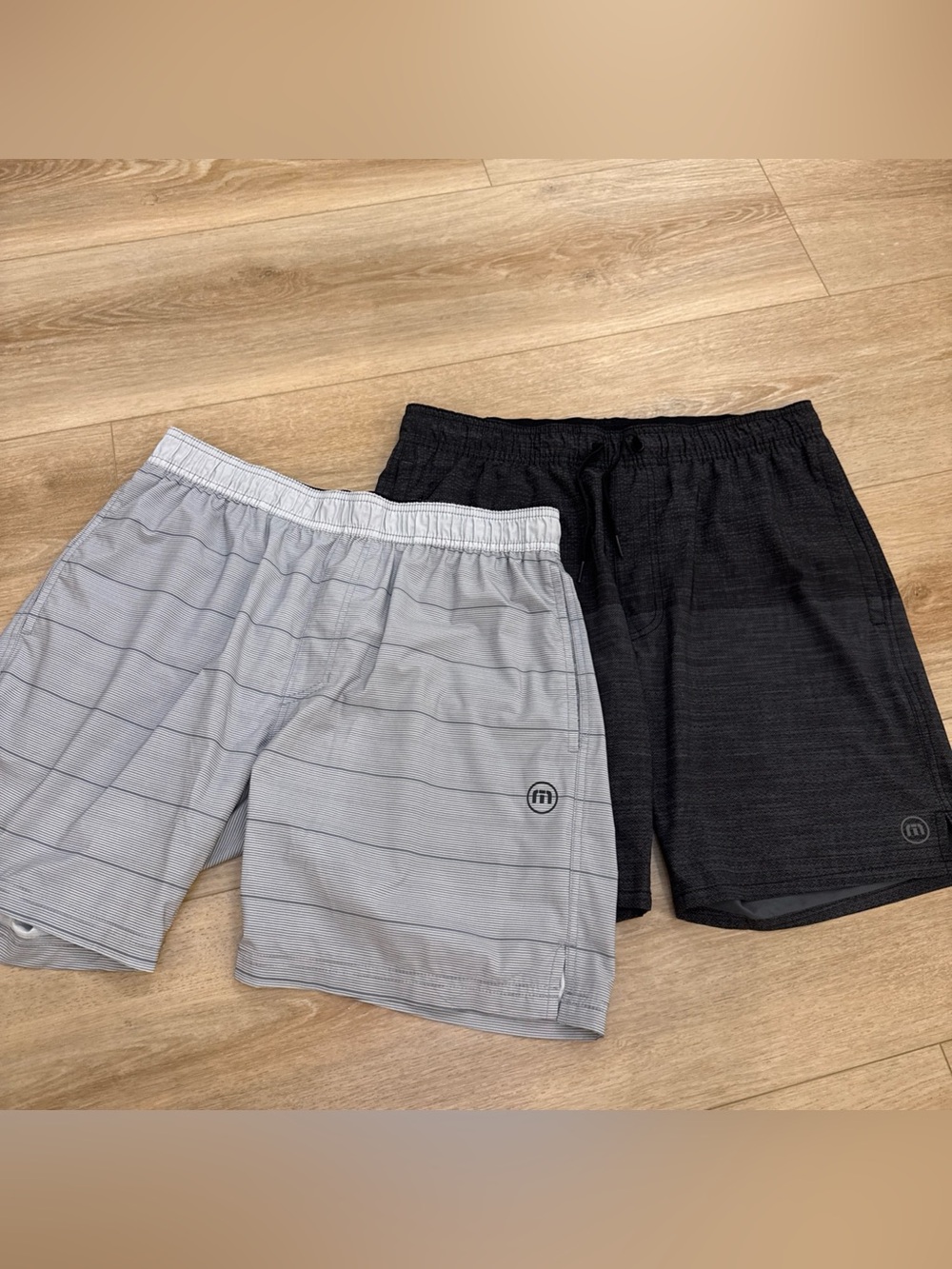 Travis Mathew Set Of 2 Performance Sports Shorts - Unlined - Size Medium 30